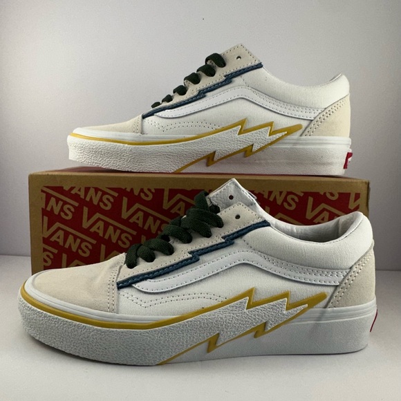 Vans Other - VANS OLD SKOOL BOLT Sneakers Multi/true White New Skate Shoes M5/W6.5/EU36.5‎
